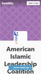Mobile Screenshot of americanislamicleadership.org